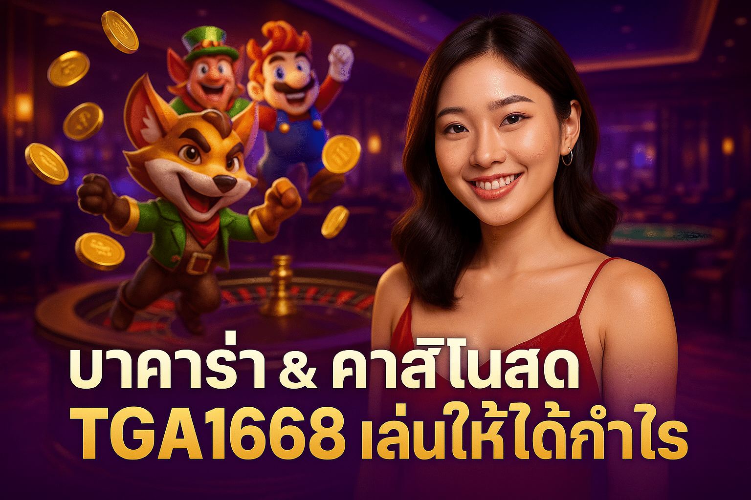 บาคาร่า & คาสิโนสด TGA1668 เล่นให้ได้กำไร