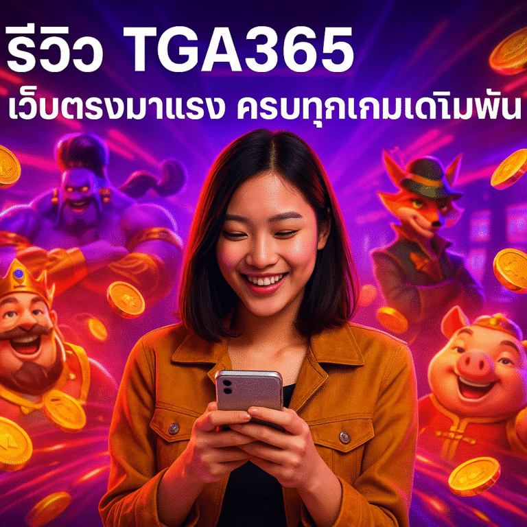 รีวิว TGA365 เว็บตรงมาแรง ครบทุกเกมเดิมพัน