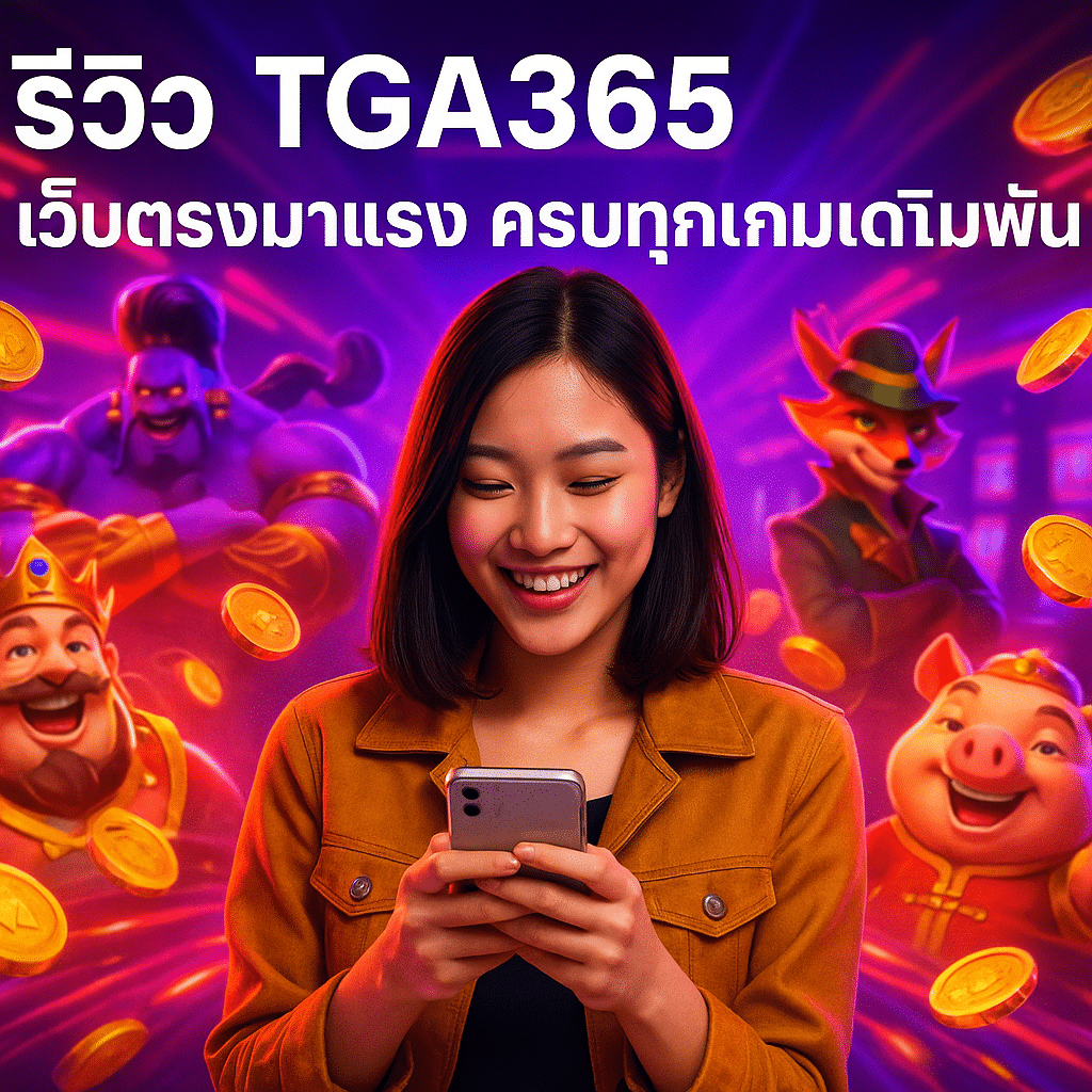 รีวิว TGA365 เว็บตรงมาแรง ครบทุกเกมเดิมพัน